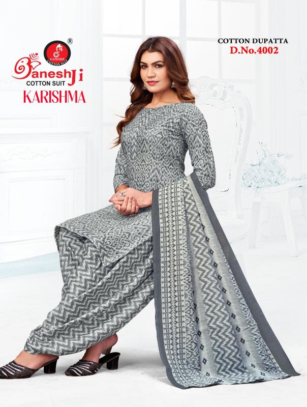 Ganeshji karishma patiyala vol 4 cotton dress material wholesale